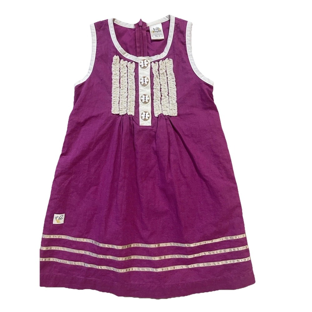 Wildflowers clothing‎ Happy go Lucky Festival Fuschia Laverne Dress size 4